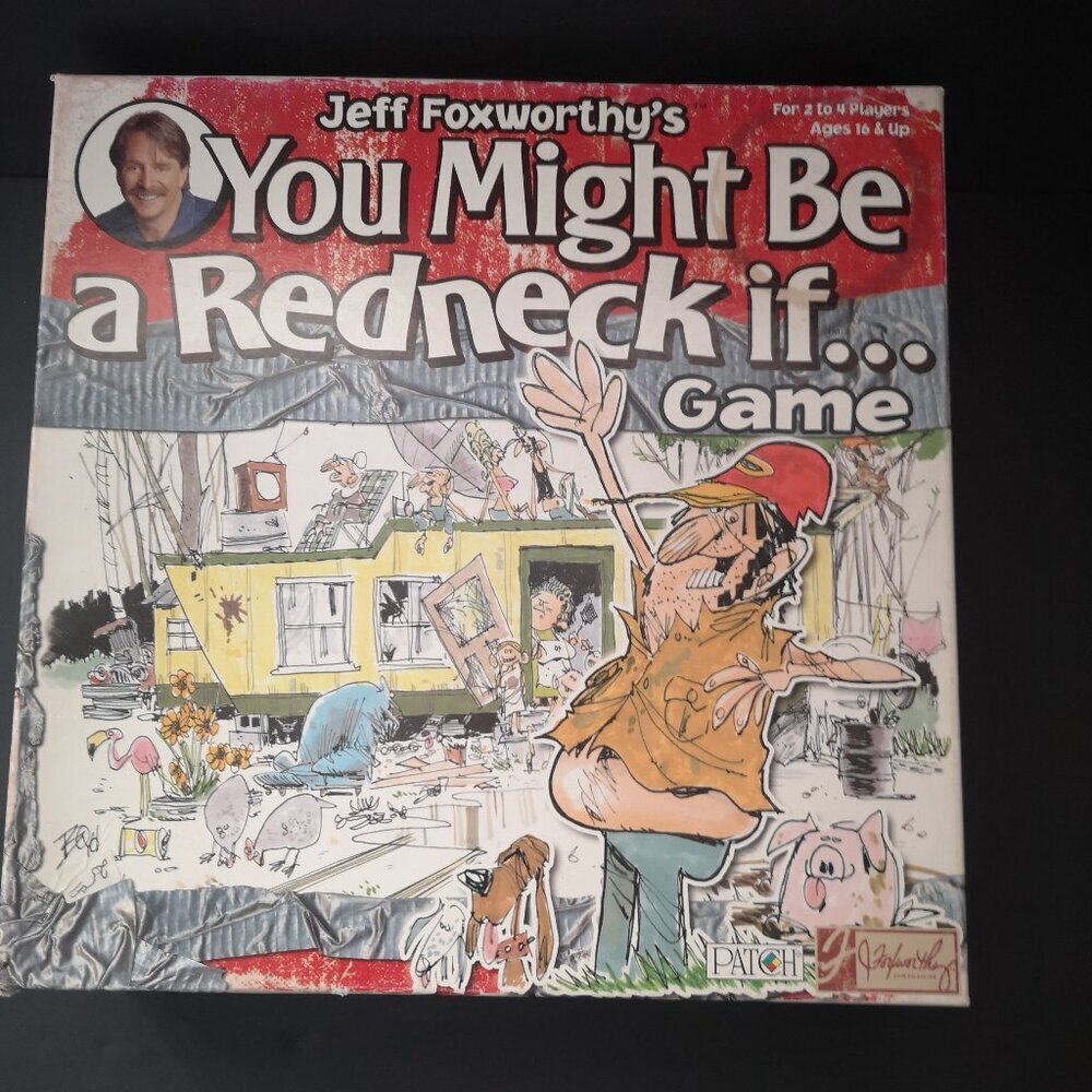 Patch Jeff Foxworthy's You Might Be A Redneck If Board Game Ages 16+
